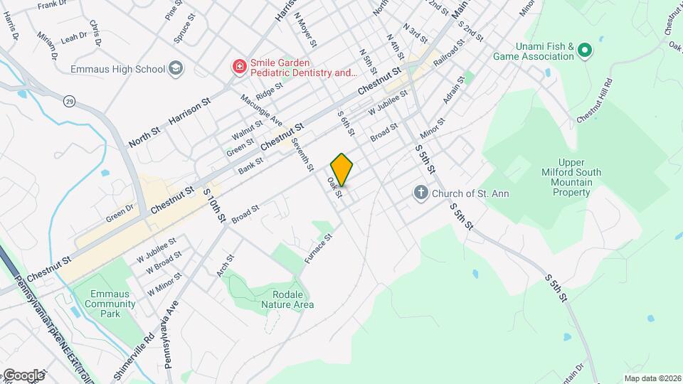 662 Minor St Map and Location Details