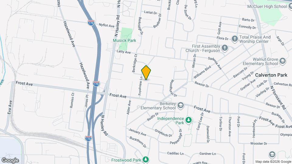 6837 St Olaf Dr Map and Location Details