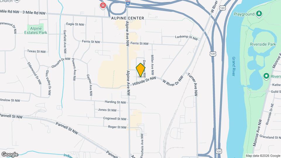 2449 Hillside Dr NW Map and Location Details