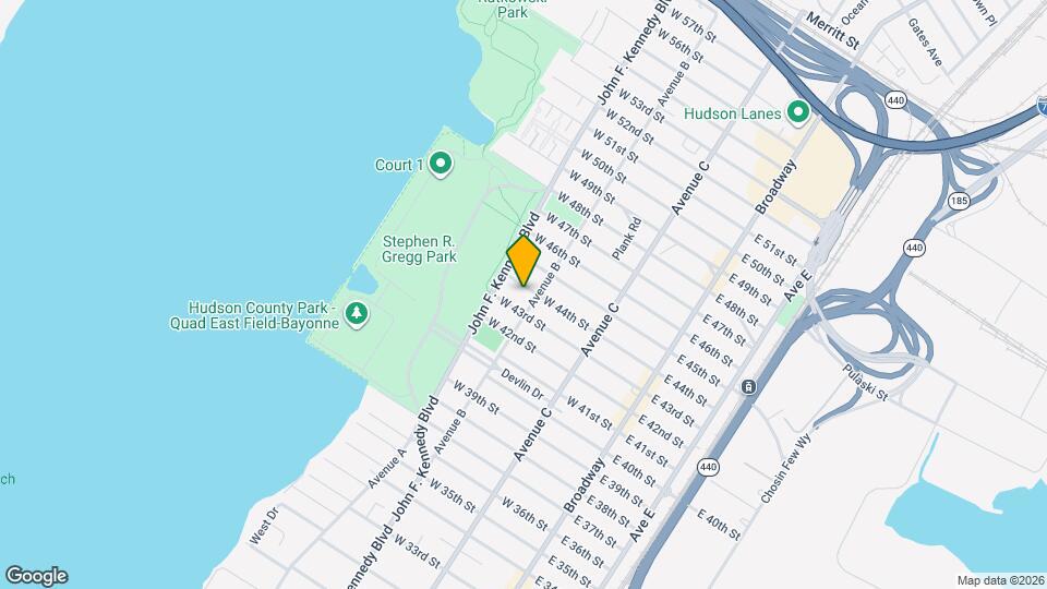 120 W 44th St Map and Location Details