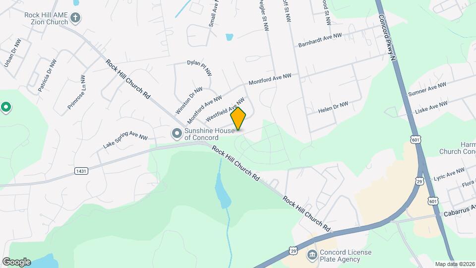 2857 Yeager Dr NW Map and Location Details