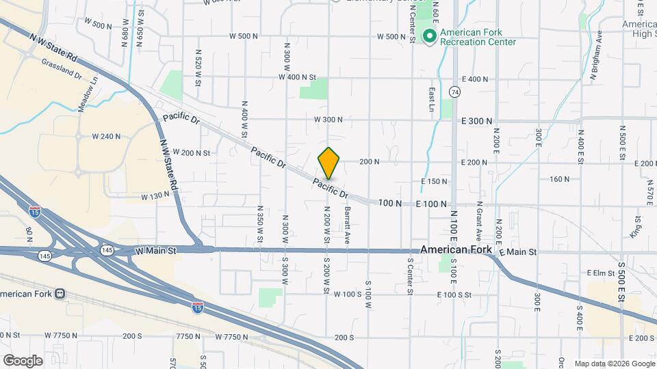 245 N 100 W St, Unit Unit 2 Map and Location Details