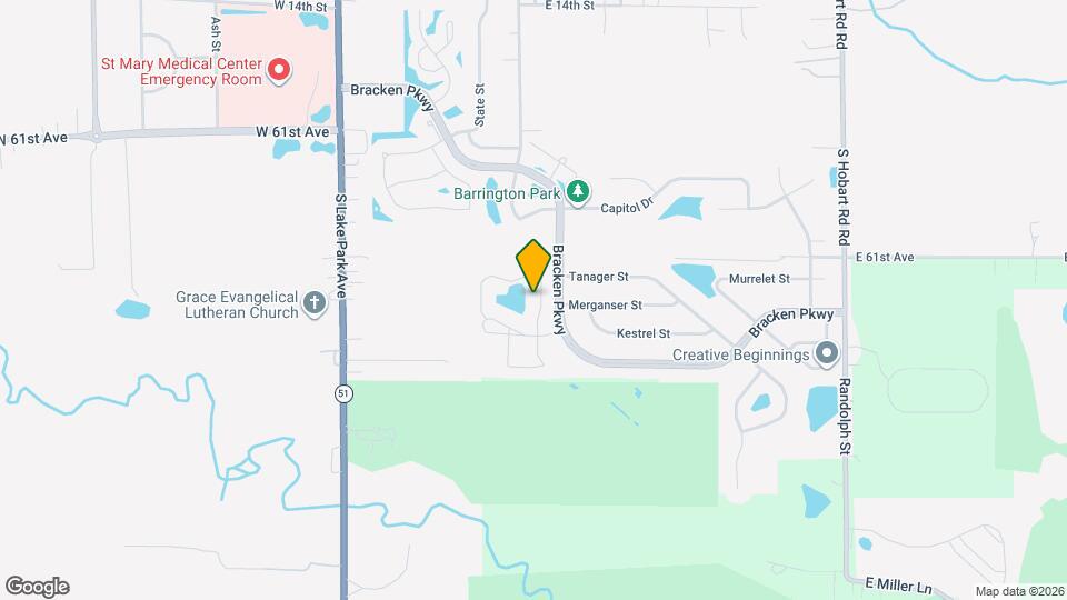 6198 Avocet Cir Map and Location Details