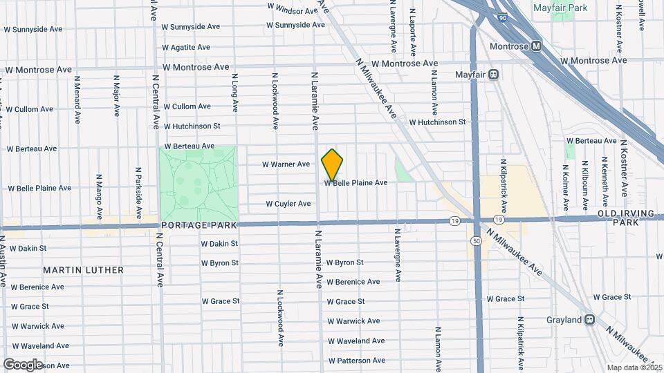 4056 N Leamington Ave Map and Location Details