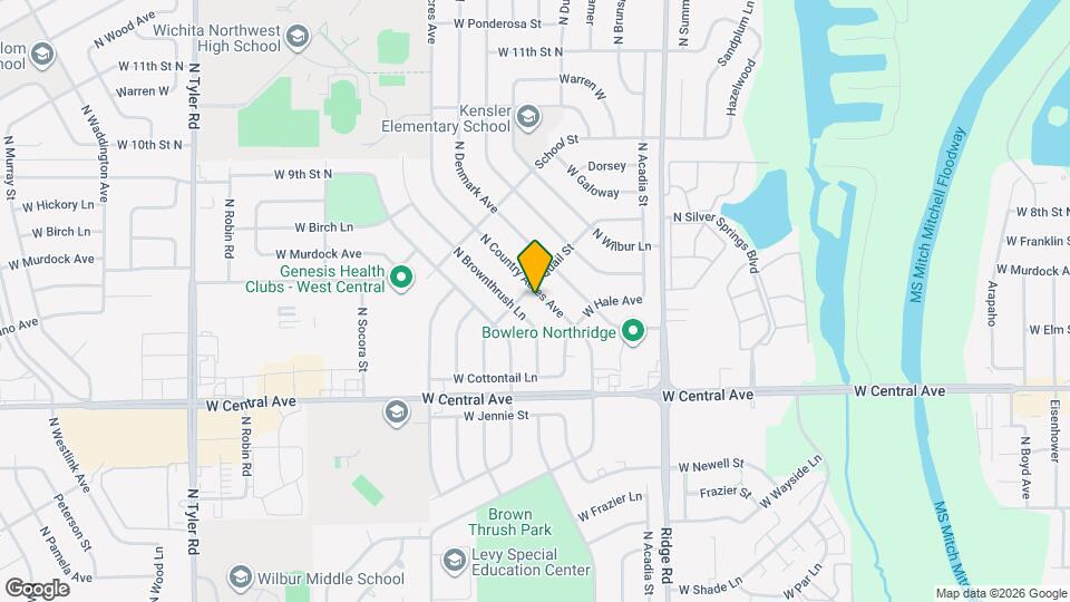841 N Country Acres Ave Map and Location Details