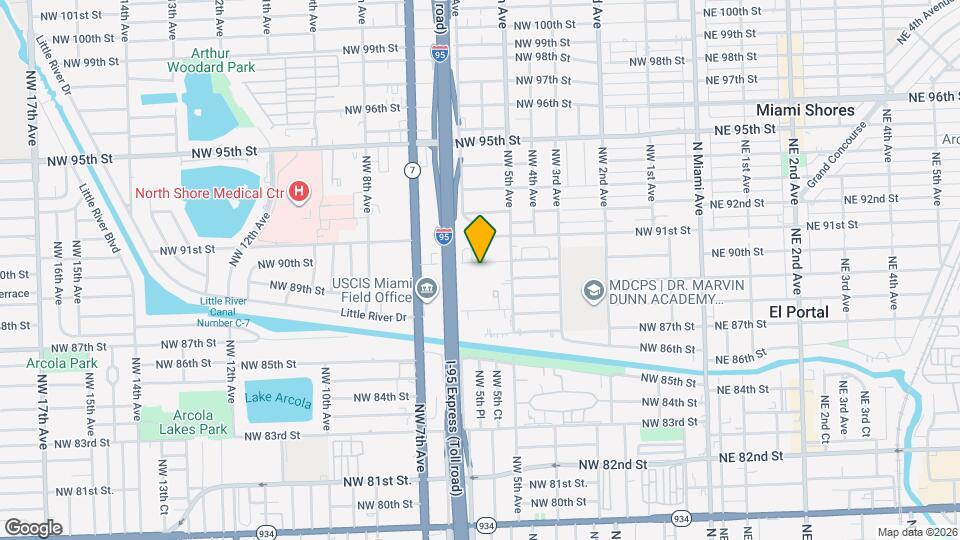 558 NW 90th St Mapa y Detalles de la Ubicación