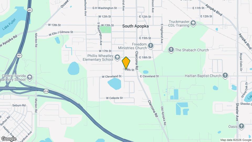 1527 S Central Ave Map and Location Details