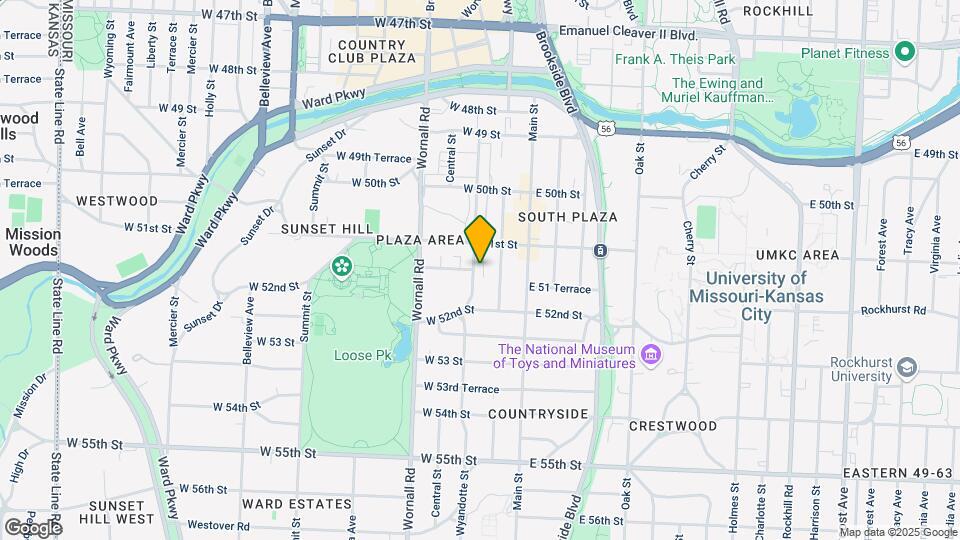 5121-5123 Wyandotte St Map and Location Details
