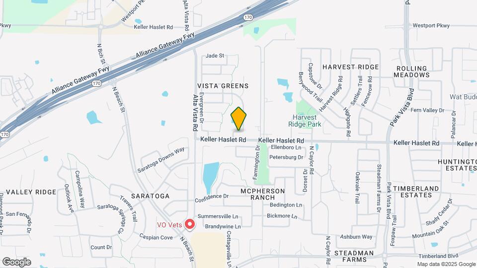 4005 Vista Greens Dr Map and Location Details