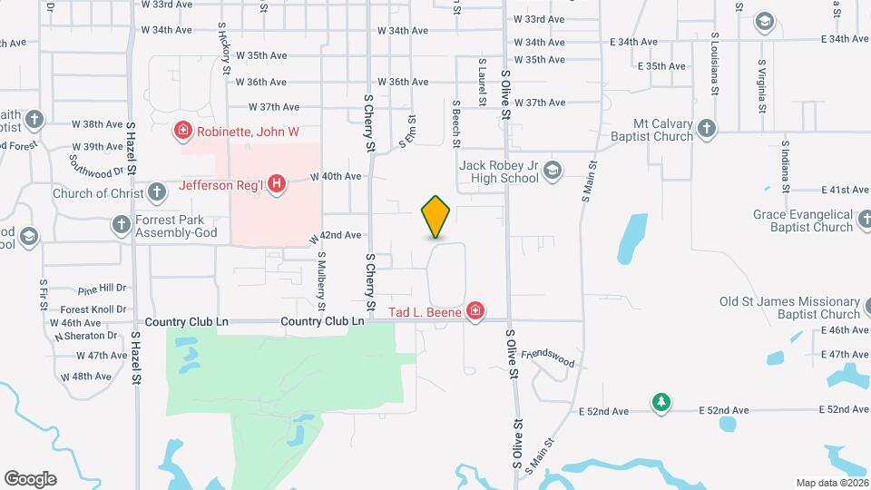 818 W 28th Ave Map and Location Details