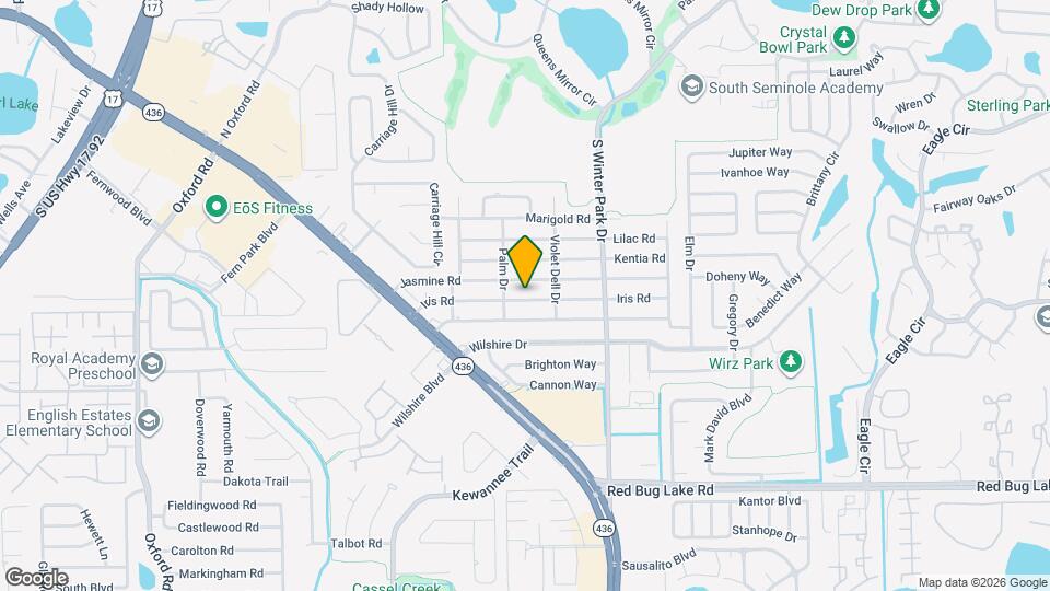 431 Iris Rd Map and Location Details