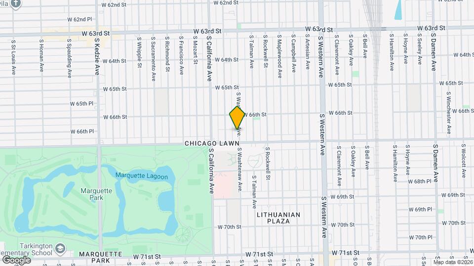 6630 S Washtenaw Ave., Unit 2 Mapa y Detalles de la Ubicación