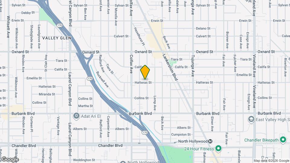 5803 Irvine Ave Map and Location Details