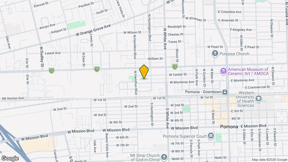 751 W Monterey Ave Mapa y Detalles de la Ubicación