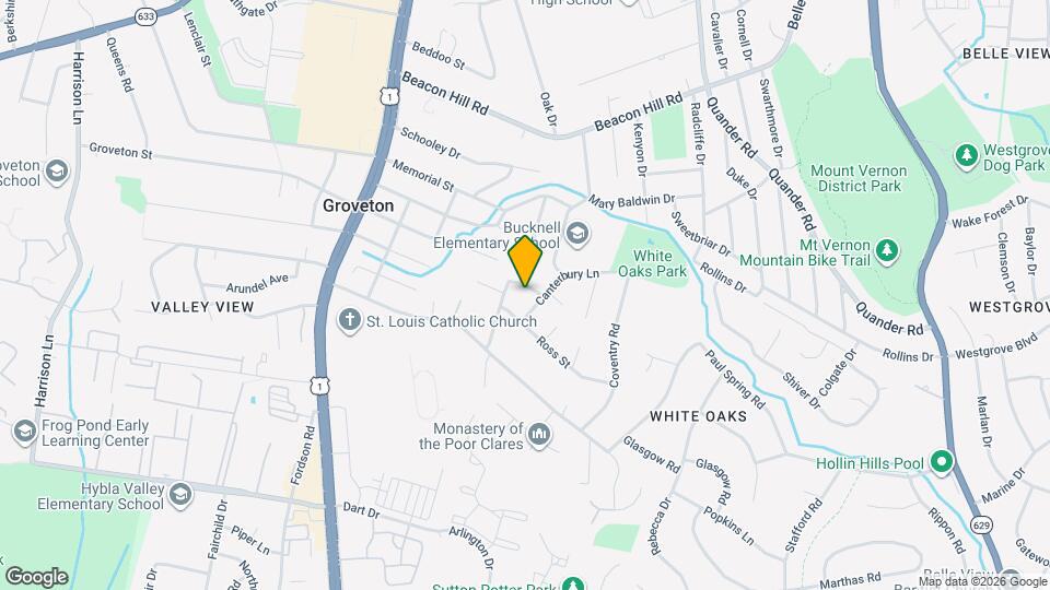 2509 Oberlin Dr Map and Location Details