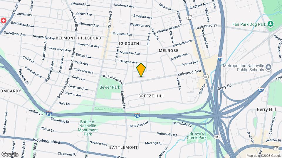 920 Kirkwood Ave Map and Location Details