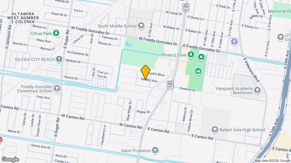 216 W Enfield Rd Map and Location Details