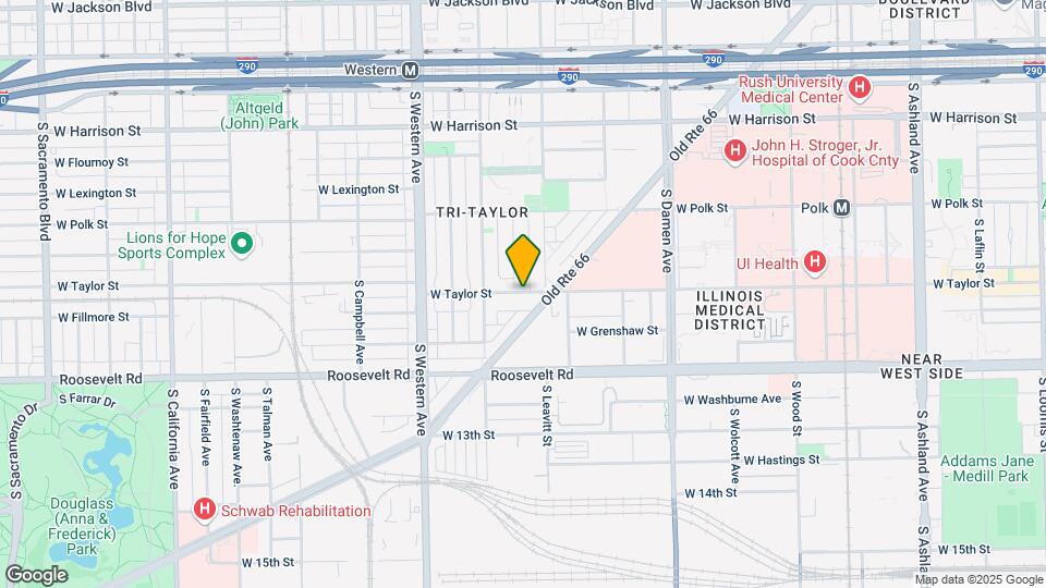 2223 W Taylor St Map and Location Details
