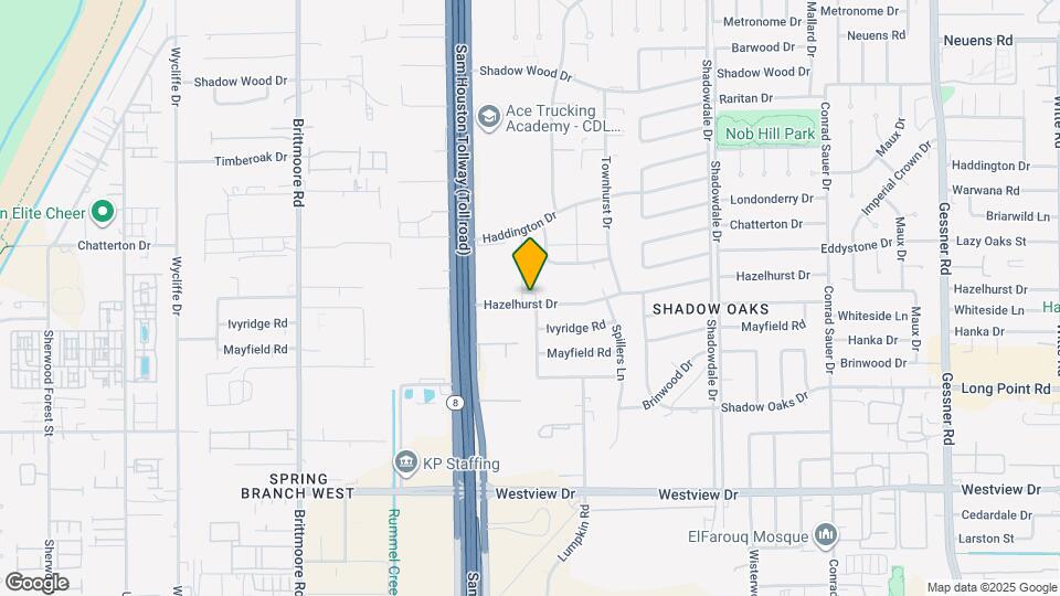 1609 Mapleton Dr Map and Location Details