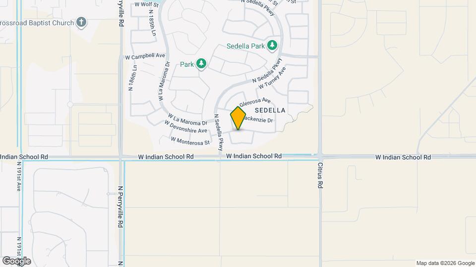 18231 W Devonshire Ave Map and Location Details