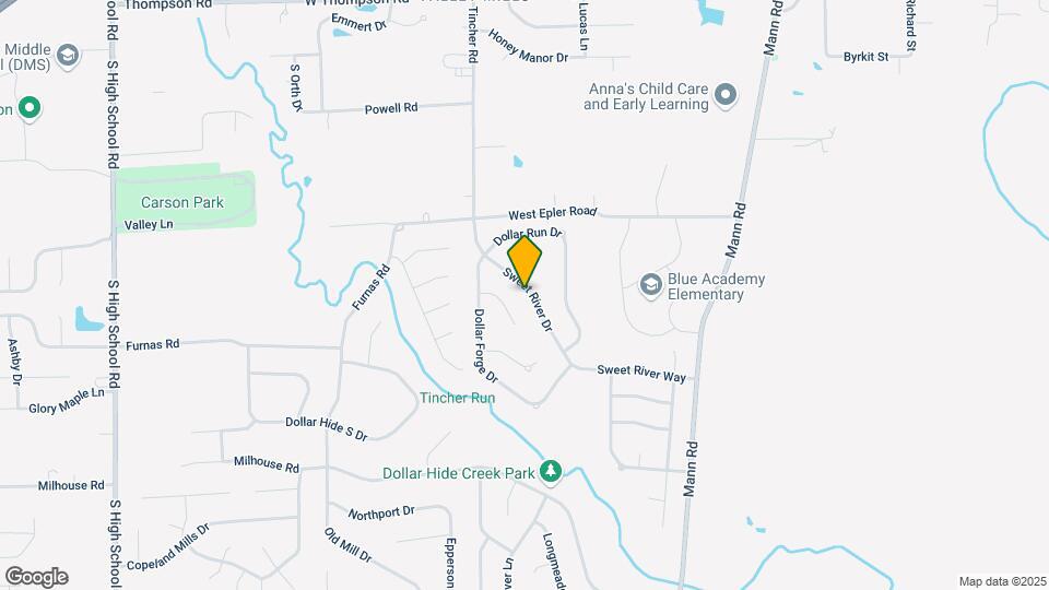 5614 Sweet River Dr Map and Location Details