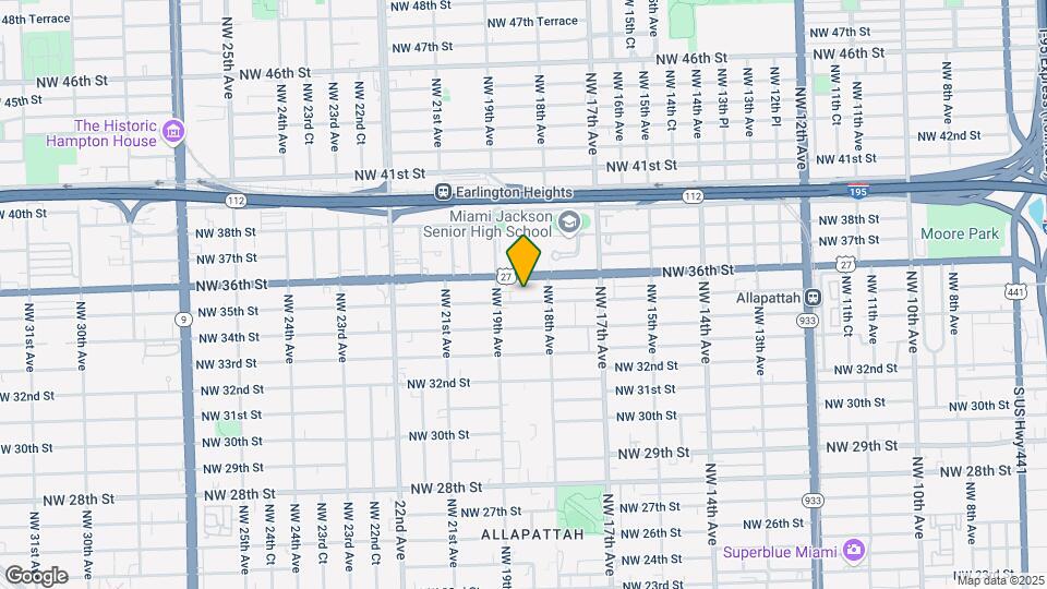 1849 NW 35th St Mapa y Detalles de la Ubicación