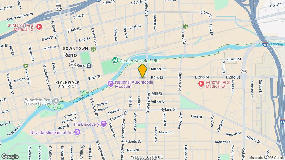 William J. Raggio Plaza Map and Location Details