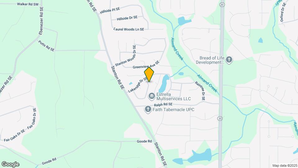 635 Lakeridge Cir SE Map and Location Details