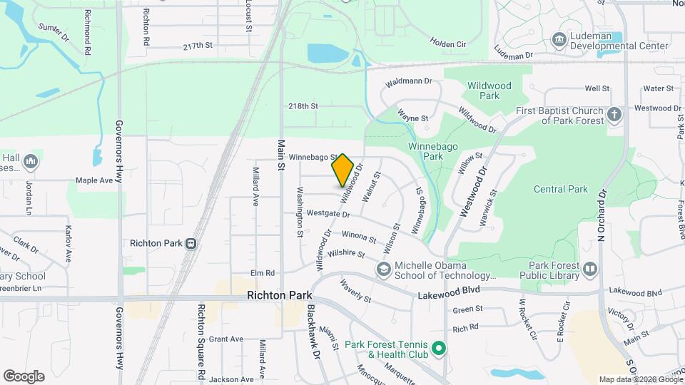 400 Watseka St Map and Location Details