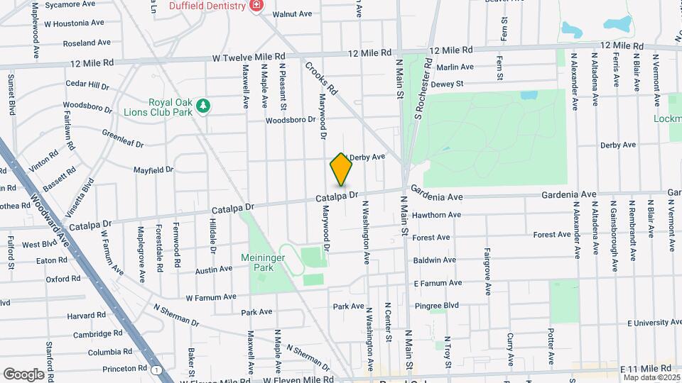 406 Catalpa Dr Map and Location Details