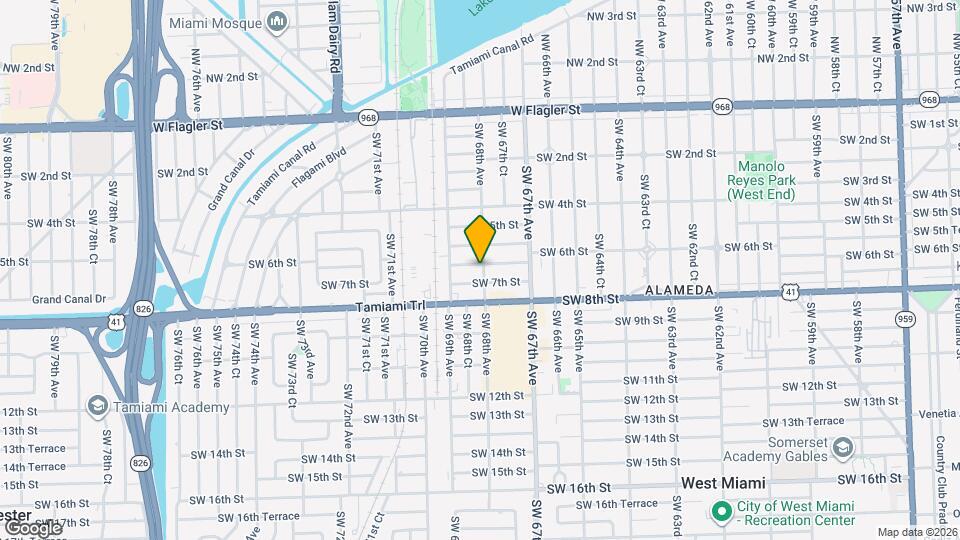 604 SW 68th Ave Map and Location Details