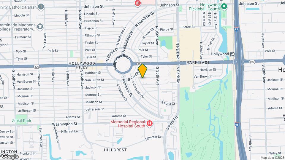 3800 Van Buren St Map and Location Details