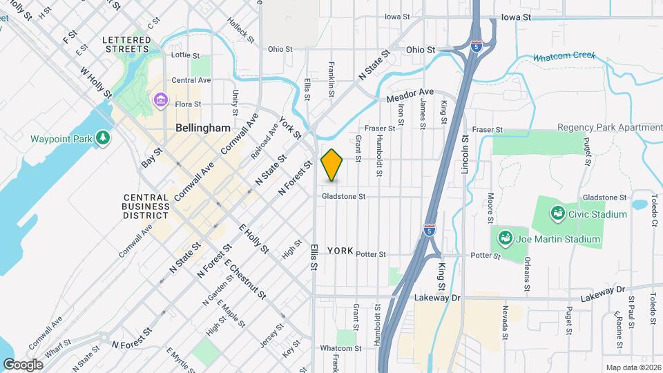 1507 Franklin St Map and Location Details