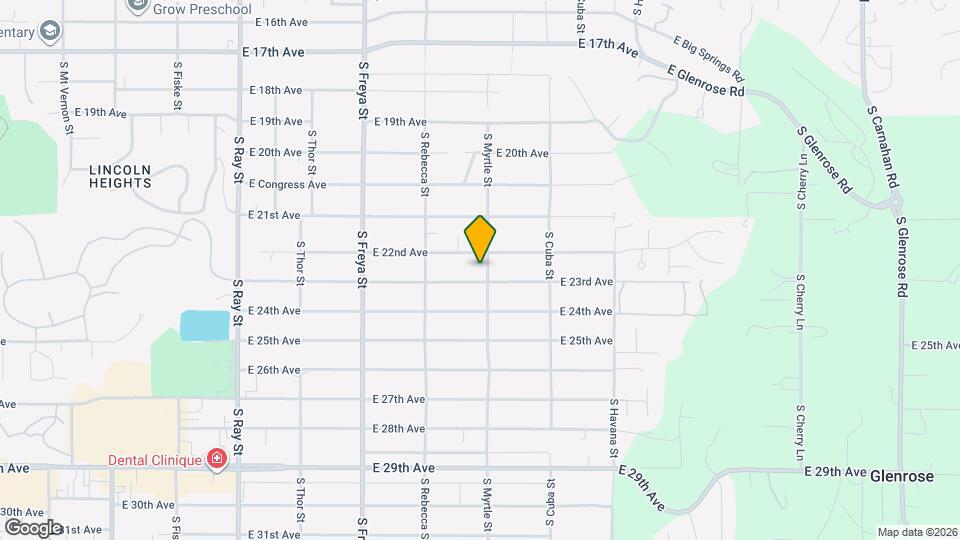 2212 S Myrtle St Map and Location Details