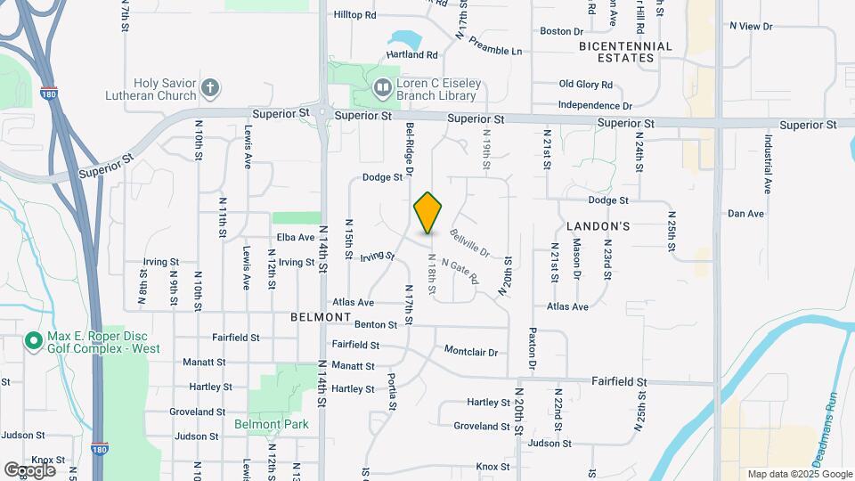 4205 N 18th St Map and Location Details