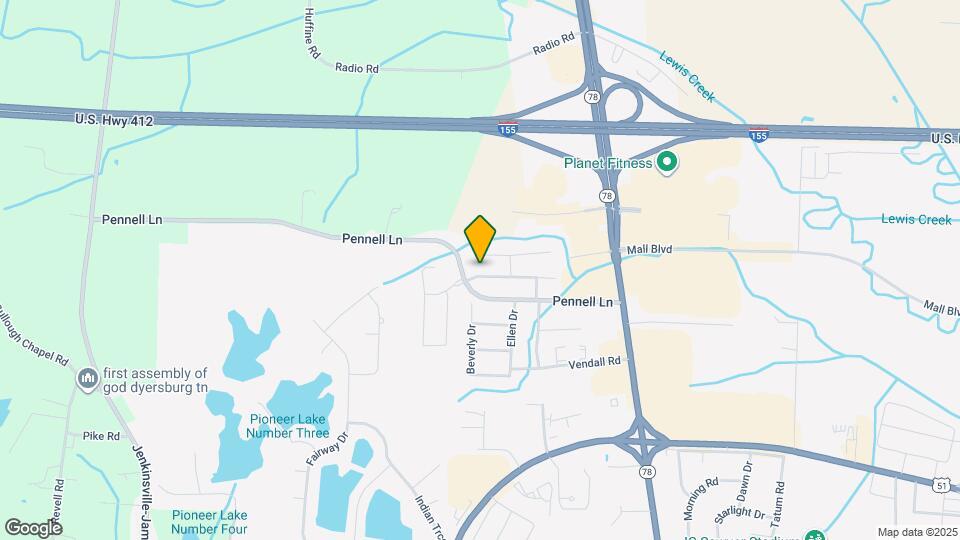 848 Southview Dr Map and Location Details