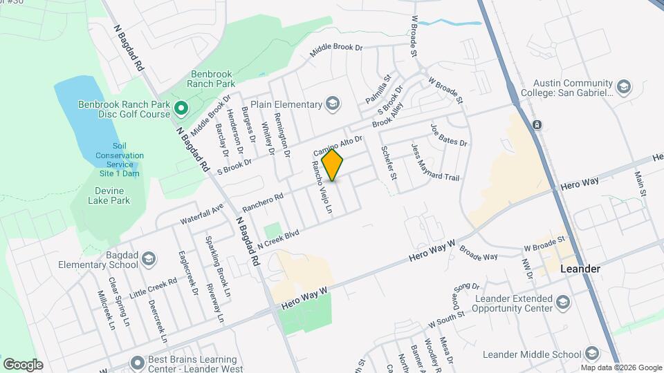 807 Camino Real Dr Map and Location Details