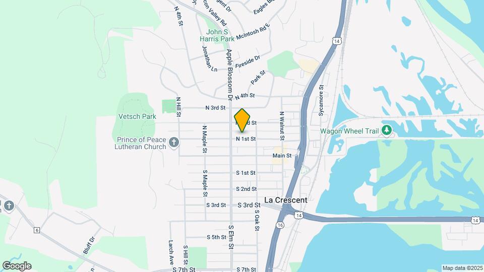 418 N 1st St Map and Location Details