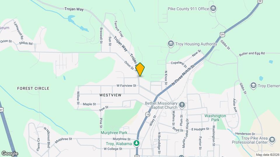 213 Orion St Map and Location Details