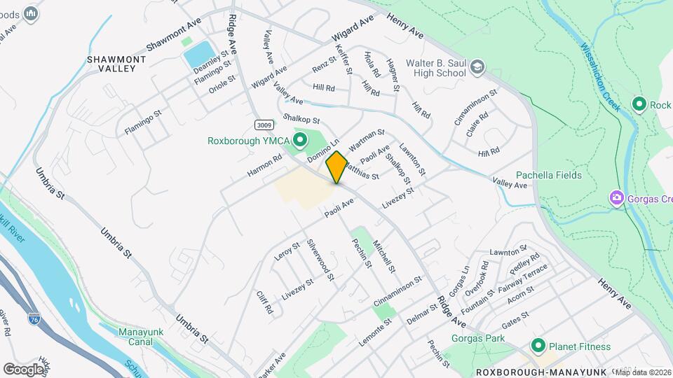 7036 Ridge Ave Map and Location Details