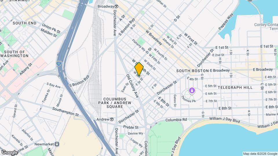 143 W 8th St Map and Location Details