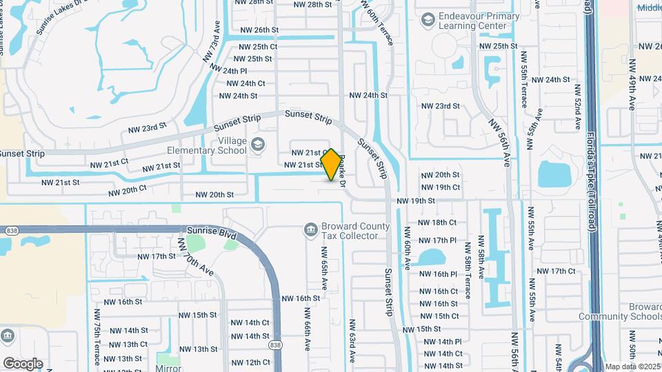6440 NW 20th Ct Mapa y Detalles de la Ubicación