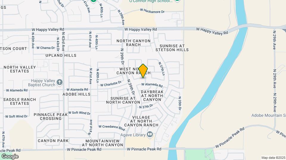 3845 W Charlotte Dr Map and Location Details