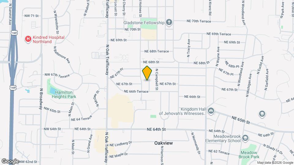 6700 N Charlotte St Map and Location Details