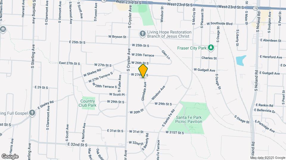 2712 Glendale Ave Map and Location Details