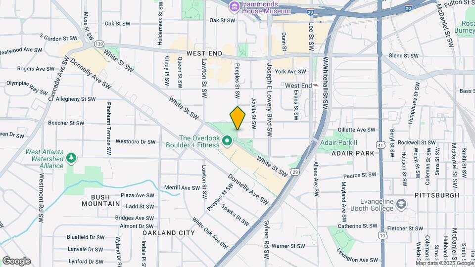 820 Peeples St SW Map and Location Details