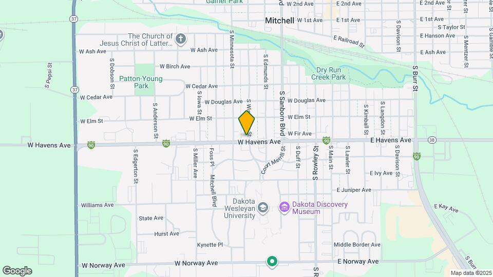 735 S Wisconsin St Map and Location Details