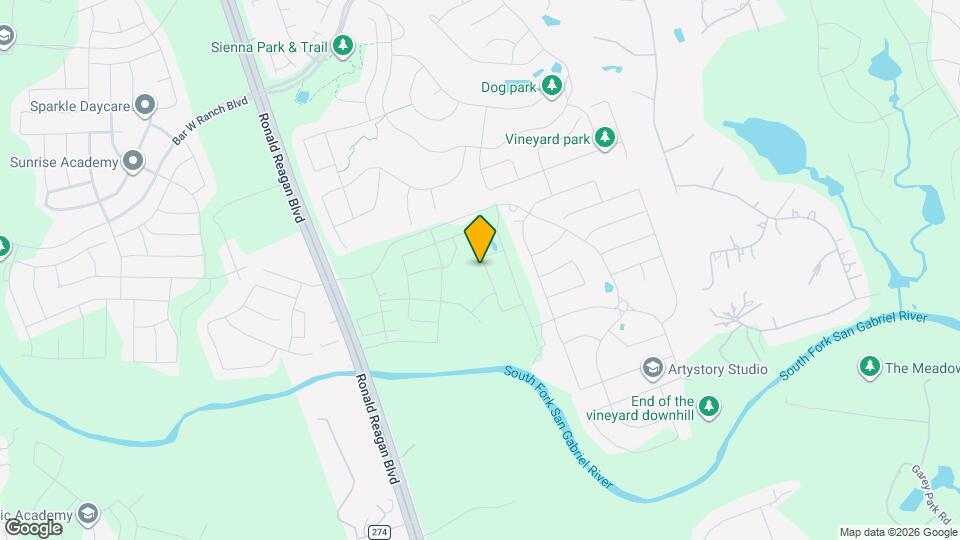 1717 River Plateau Dr Map and Location Details