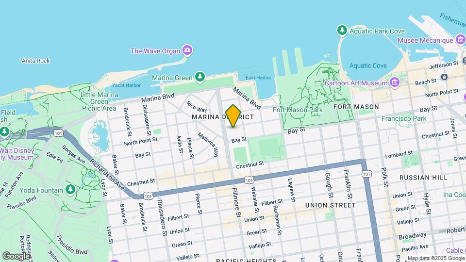 1763 N Point St Map and Location Details