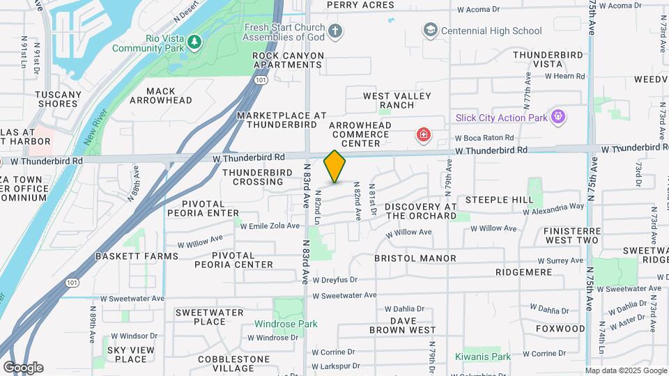 8239 W Voltaire Ave Map and Location Details